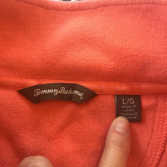 SOLD !!! Tommy BAHAMA - Orange (S/M) - Picture 4 of 6